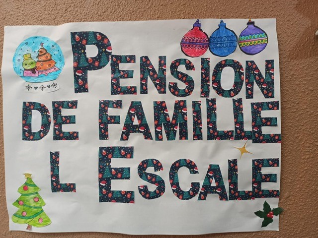 PENSION DE FAMILLE PREMIÈRE PARTICIPATION AU MARCHÉ DE NOËL