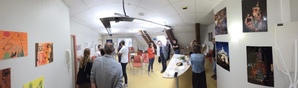 Vernissage de l’exposition  » à vos talents » au 5 Bis rue de la Manutention