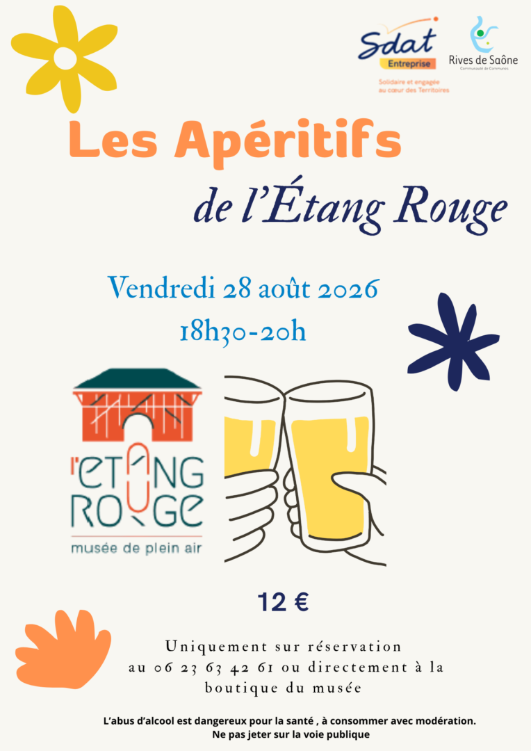Les Apéritifs de l&rsquo;Étang Rouge reviennent le 28 août !